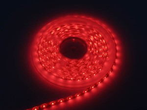 Taśma LED czerwona 5m/300 SMD3528 wodoodporna