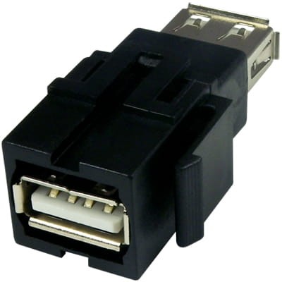 ZK 2517 14 Gniazdo Keystone USB A-A 20 czarne.jpg