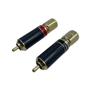 Wtyk RCA CARBON 8-10mm RW694 Vitalco 1szt.