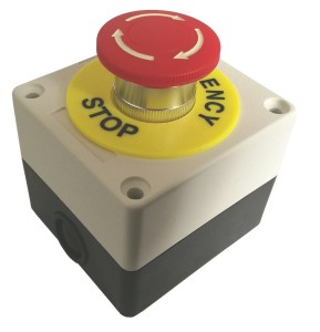 PRZYCISK BEZPIECZEŃSTWA "GRZYBEK" W OBUDOWIE "EMERGENCY STOP"