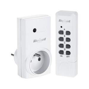 Gniazdo sieciowe Rebel sterowane pilotem