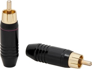 Wtyk RCA CH21 professional 6mm     2szt.