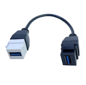 Moduł USB 3.0 keystone Łącznik na kablu 15cm.