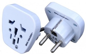 Adapter  wt.PL - gn. uniwersalne biały