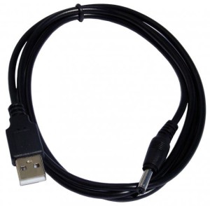 Kabel połączeniowy wtyk USB A - wtyk DC 1,7/4,0; 1,2m