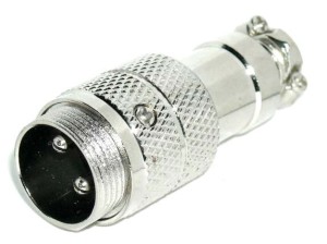 GNIAZDO MIKROFONOWE NA KABEL NC/CB 2 PIN