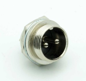 GNIAZDO MIKROFONOWE NC/CB 2 PIN