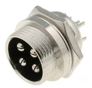 GNIAZDO MIKROFONOWE NC/CB 4 PIN