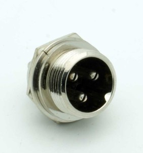 GNIAZDO MIKROFONOWE NC/CB 3 PIN