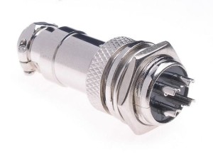 ZŁĄCZE MIKROFONOWE MINI NC/CB KPL 6 PIN    
