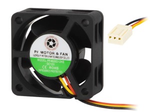 Wentylator 40x20mm 12V kulkowy 3-przewodowy