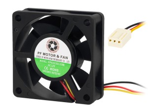 Wentylator 60x20mm 12V kulkowy 3-przewodowy