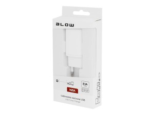 Ładowarka sieciowa gniazdo USB 2,1A H21A biała