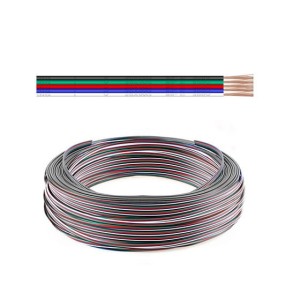 PRZEWÓD DO TAŚM LED 5X0.5MM AWG20 1m.