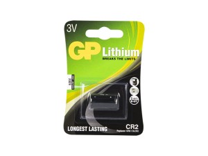 Bateria litowa 3V`CR2 GP blister 15,6x27,0mm