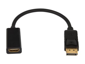 Przejście wtyk DISPLAY PORT-gniazdo HDMI 0,2m