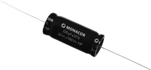 Kondensator elektrolityczny, bipolarny, 220uF LSC-2200NP 2szt.