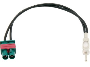 Adapter antenowy Double-FAKRA(M)-wtyk DIN