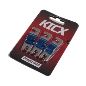 Bezpieczniki mini ANL60A- 3 sztuki zestaw MANL 60P  