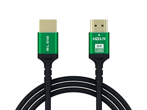 Kabel HDMI-HDMI 8K GREEN proste 1,5m