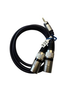 Kabel   2 x wtyk 3p mikrof. - wtyk 3,5 stereo MK32/A 3m Vitalco 