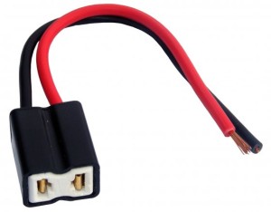 Oprawa żarówki H7 ceramiczna z przewodami 2pin