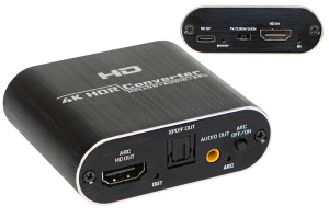 Konwerter ekstraktor TOSLINK HDMI do HDMI+audio z zasilaczem