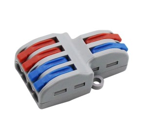 Kostka elektryczna rozgałęźnik 2->4pin SPL-42