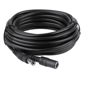 Kabel/przedłużacz DC 2.1/5.5 czarny 2m AWG24