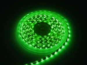 Taśma LED zielona 5m/300 SMD3528 wodoodporna  