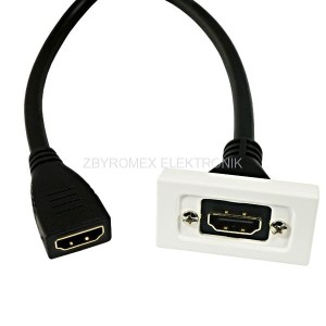 Moduł HDMI 1.4 45x22,5 Łącznik na kablu 20cm.