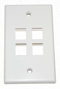 Gniazdo naścienne 4 x keystone