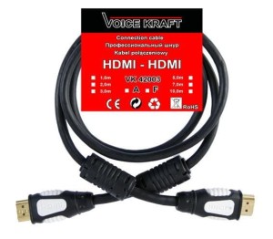Kabel HDMI-HDMI VK 42003 1m.
