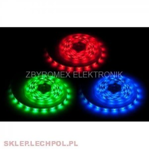 Taśma LED RGB 5m/150 SMD5050 wodoodporna 