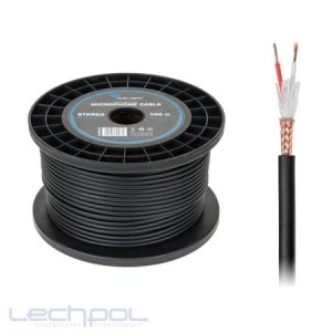 Kabel mikrofonowy AZUSA stereo 6mm