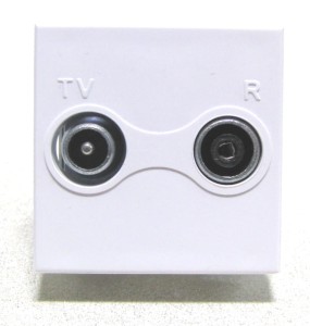 Moduł Gniazdo RTV końcowe 45x45