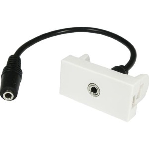 Moduł Jack 3.5mm 45x22,5 kabel 15cm   