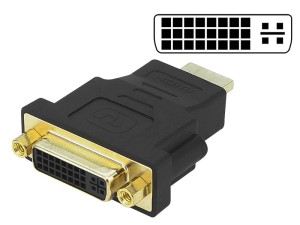Przejście HDMI wtyk - DVI gniazdo