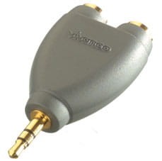 Adapter Wtyk Jack 3,5 mm ST-2xGniazda Jack 3,5 mm ST