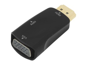 Konwerter HDMI->VGA + audio jack 3,5 