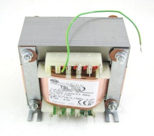 Transformator TSL 40/002 200V-0,06A; 200V-0,06A; 9V-0,04A; 6,3V-2,15A