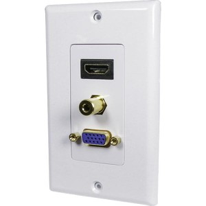 Gniazdo naścienne HDMI, Jack, VGA Vocant