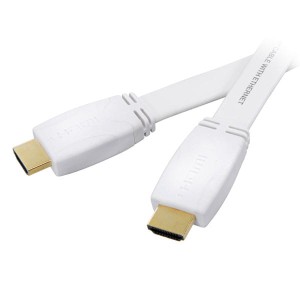 Kabel HDMI-HDMI High Speed with ETHERNET 1,5 m. (biały)
