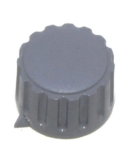 Pokrętło ze wskaźnikiem 32mm szare