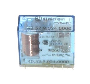 Przekaźnik 40.52.9.024.0000 FINDER 24VDC;8A;2P;st.AgNi;0.65W;odp.RM94P