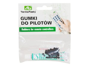 Gumki do pilotów z klejem 