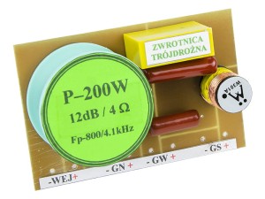 Zwrotnica trójdrożna 200W 4Ohm 