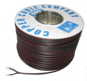 Przewód SMYp 2x0,22 mm2 czarny 300 metrów