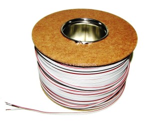 Przewód SMYp 2x0,5 mm2 biały 