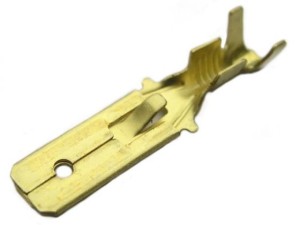 Konektor męski 6,3 blokowany ×100szt.